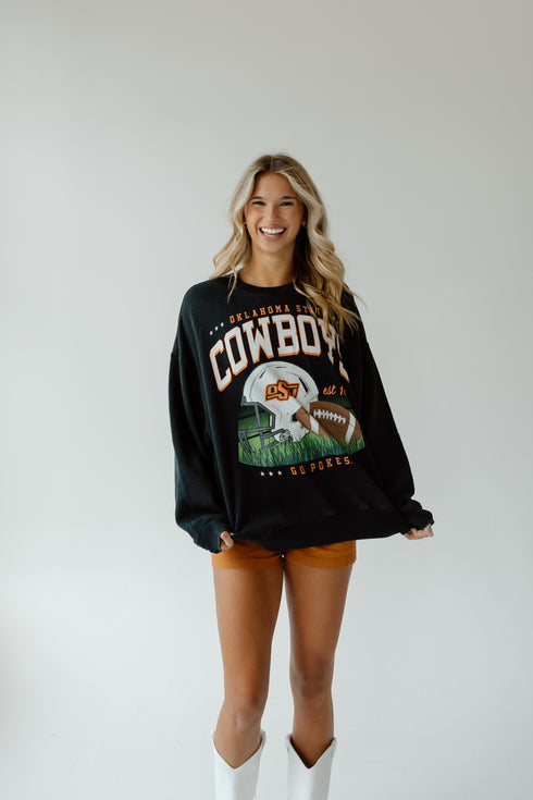 OK State Malone Multimedia OS Fleece Crew